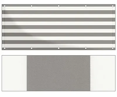 Design Balkon Sichtschutz bu-G103 (Balkon Sichtschutz)