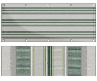Design Balkon Sichtschutz bu-G811 (Balkon Sichtschutz)