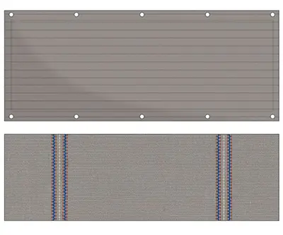 Design Balkon Sichtschutz bu-R384 (Balkon Sichtschutz)