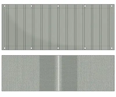 Design Balkon Sichtschutz bu-R387 (Balkon Sichtschutz)