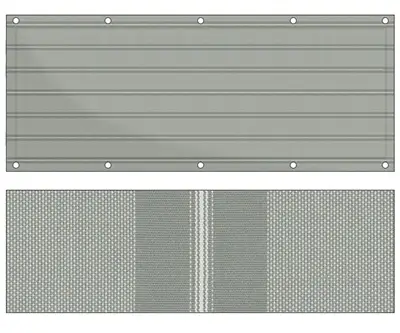 Design Balkon Sichtschutz bu-R387 (Balkon Sichtschutz)