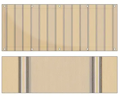 Design Balkon Sichtschutz bu-R539 (Balkon Sichtschutz)