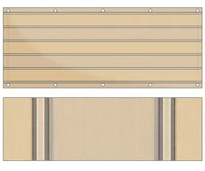 Design Balkon Sichtschutz bu-R539 (Balkon Sichtschutz)