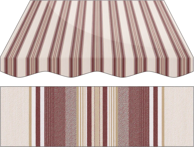 Markise Ma&szlig;anfertigung Markise Irisun Fantasie Marroni G269