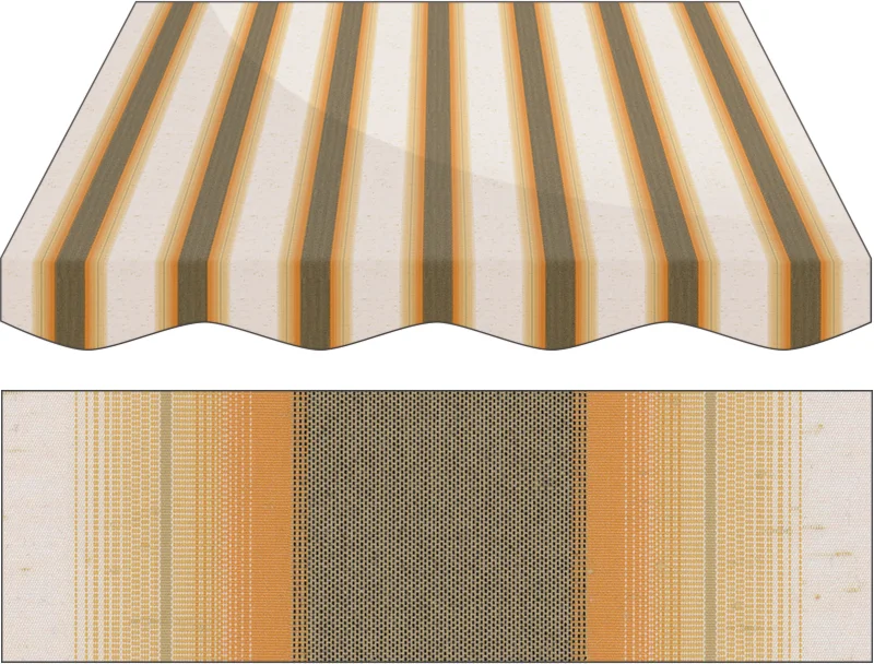 Markise Ma&szlig;anfertigung Markise Irisun Fantasie Marroni R254