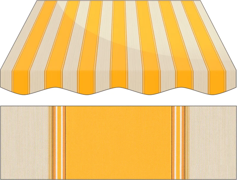 Markise Ma&szlig;anfertigung Markise Irisun Fantasie Gialli R534