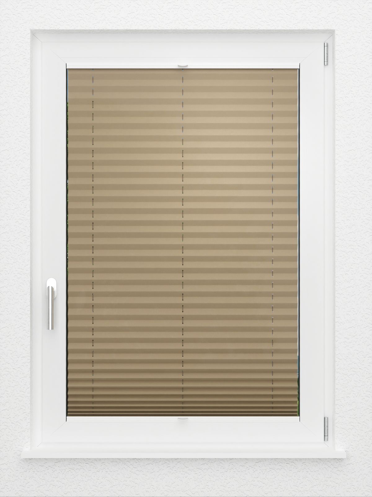 Detailansicht LYSEL HOME Plissee 234A Elva Krepp