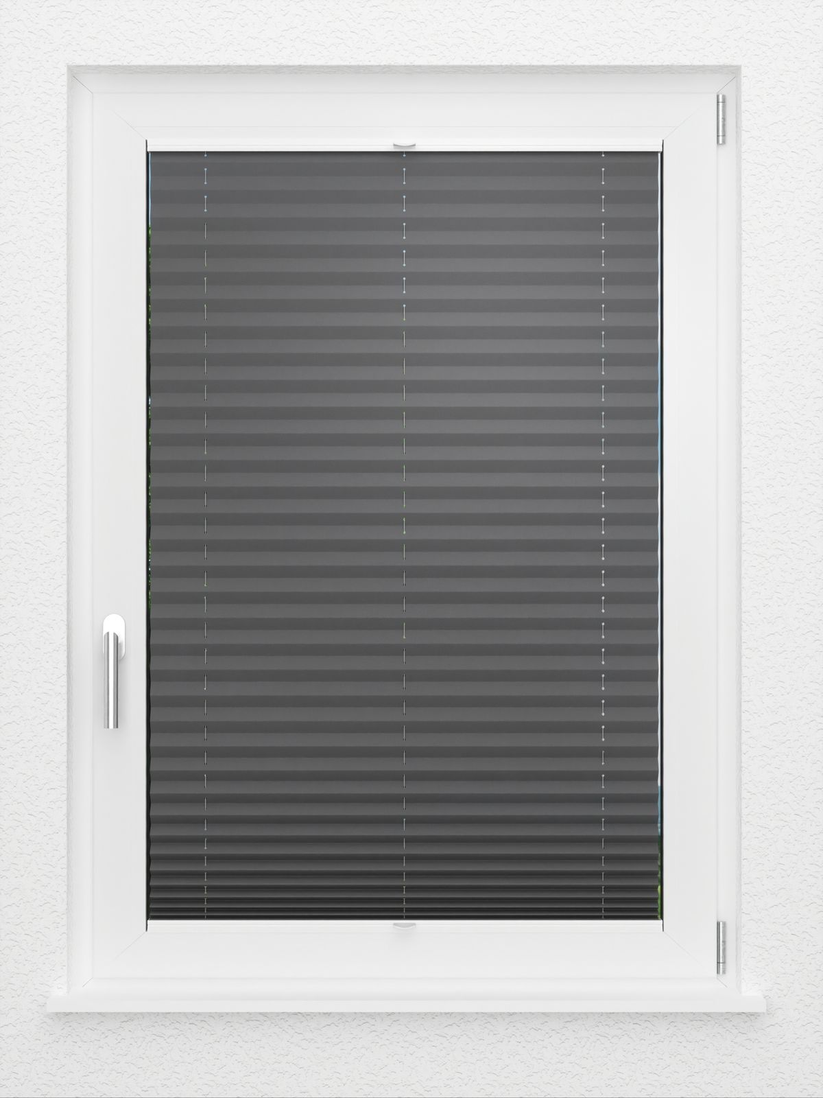 Detailansicht LYSEL HOME Plissee 233A Elva Krepp