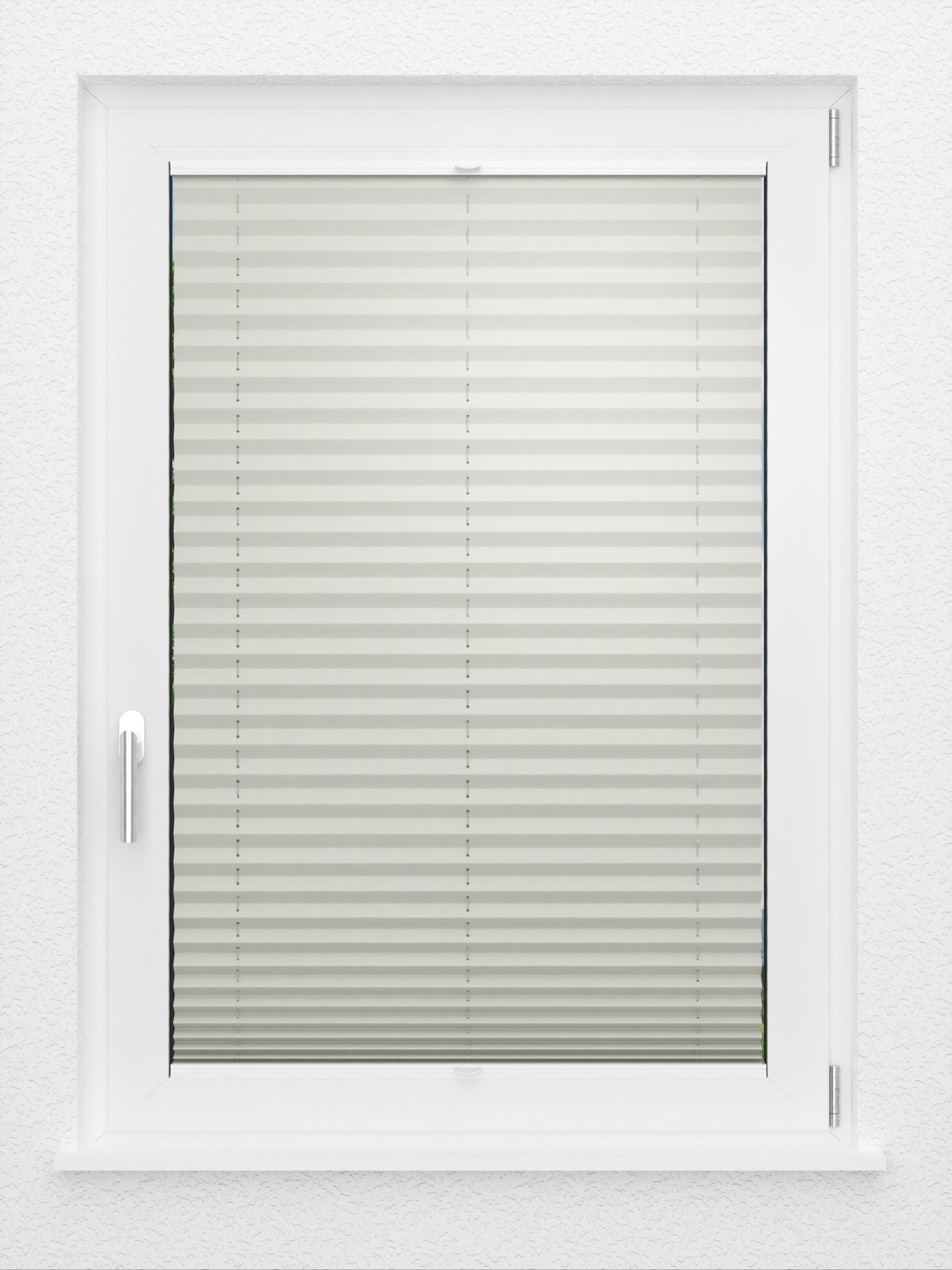 Detailansicht LYSEL HOME Plissee 212A Elva Krepp Pearl