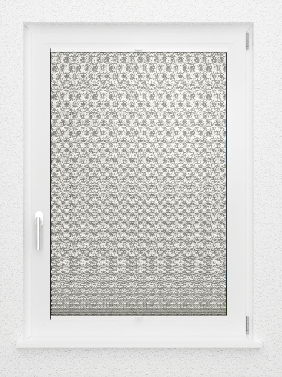 Detailansicht LYSEL HOME Plissee 210A Elva Krepp