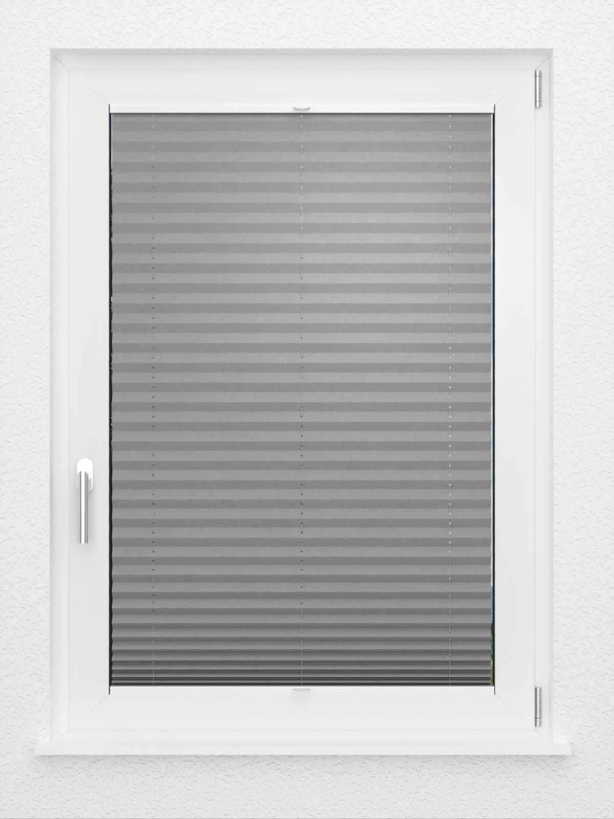 Detailansicht LYSEL HOME Plissee 136A Bari Crush Pearl