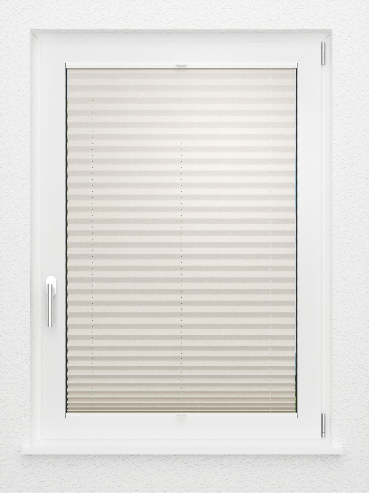 Detailansicht LYSEL HOME Plissee 141A Bari Crush Pearl