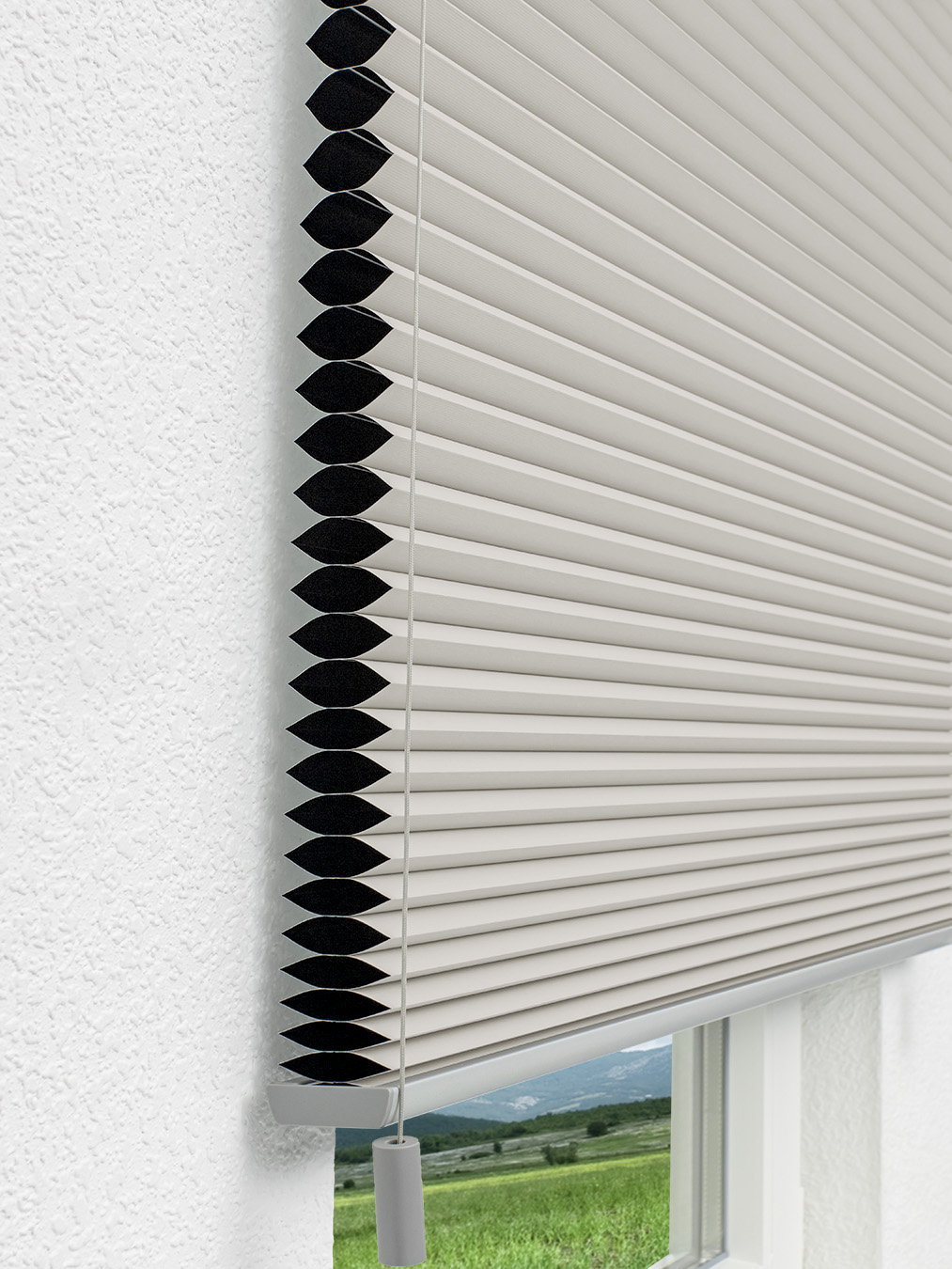 Detailansicht Wabe 45mm Sixangle Dark 1404vs