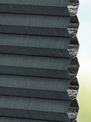 Stoff Plissee Ma&szlig;anfertigung DUETTE® Elan Darkening raven 7132