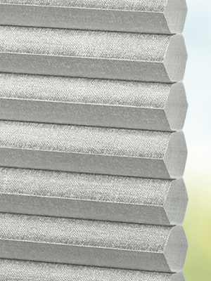 Stoff Plissee Ma&szlig;anfertigung DUETTE® Pearl Topar hematie grey 7038