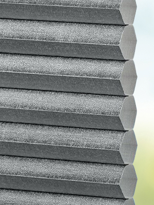 Stoff Plissee Ma&szlig;anfertigung DUETTE® Pearl Topar basalt brown 1538