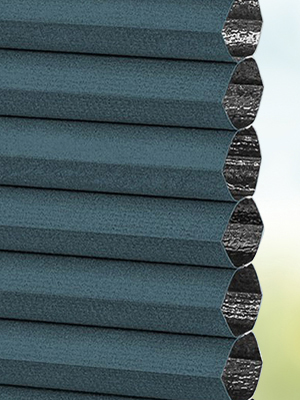 Stoff Plissee Ma&szlig;anfertigung DUETTE® Unix Darkening mood indigo 2410