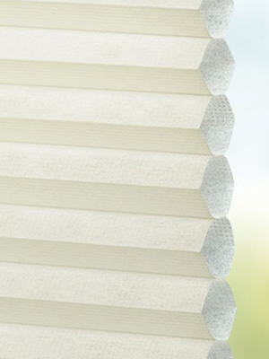 Stoff Plissee Ma&szlig;anfertigung DUETTE® Unix DuoTone Flame shell 0161