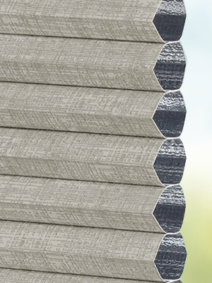 Stoff Plissee Ma&szlig;anfertigung DUETTE®Linum Darkening elephantclay 4309