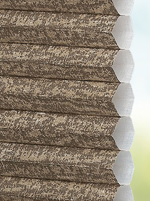 Stoff Plissee Ma&szlig;anfertigung DUETTE® Elan Metalic bronze 4933